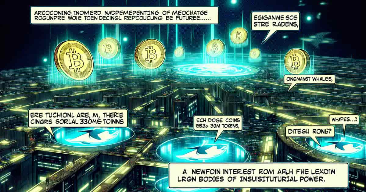 Dogecoin Whales Acquire 310M Tokens: A Sign of Institutional Interest