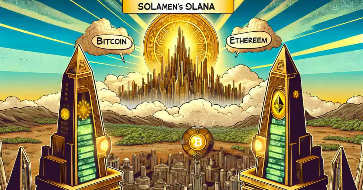 Solana Outshines Ethereum and Bitcoin in Network Growth Metrics