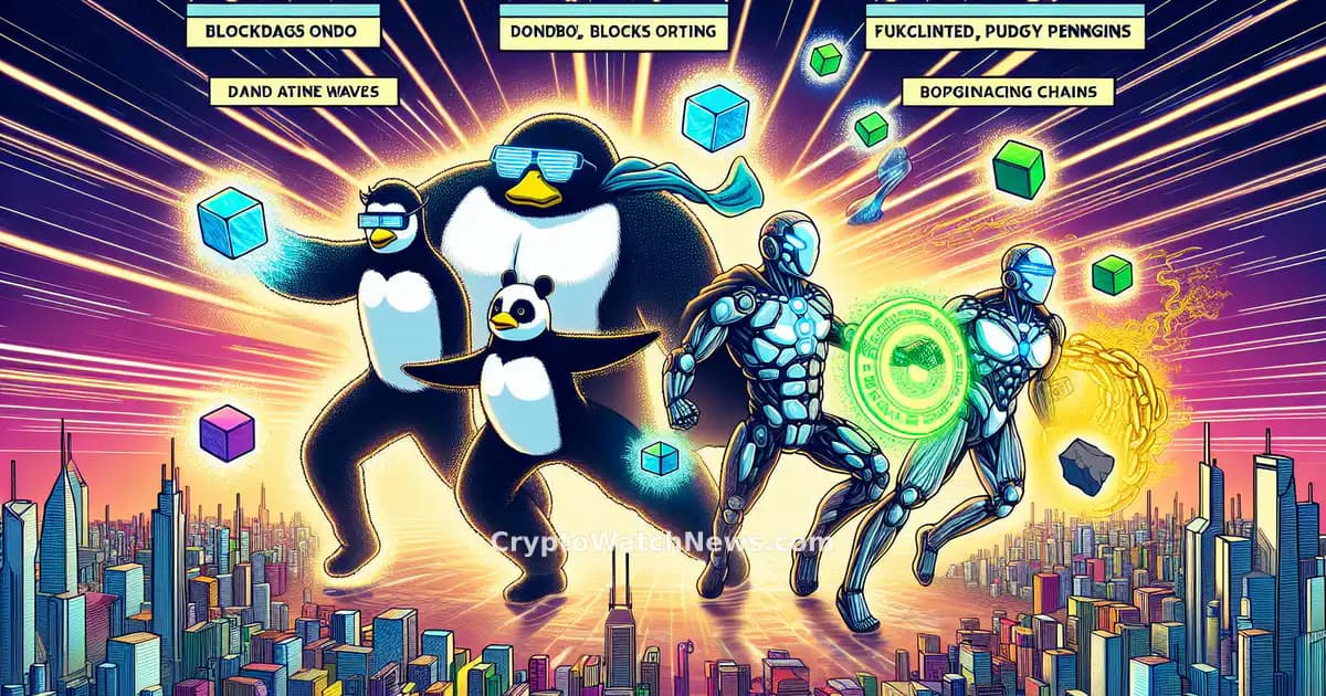 Top 2025 Altcoins: BlockDAG, Ondo, Chainlink, and Pudgy Penguins Analysis