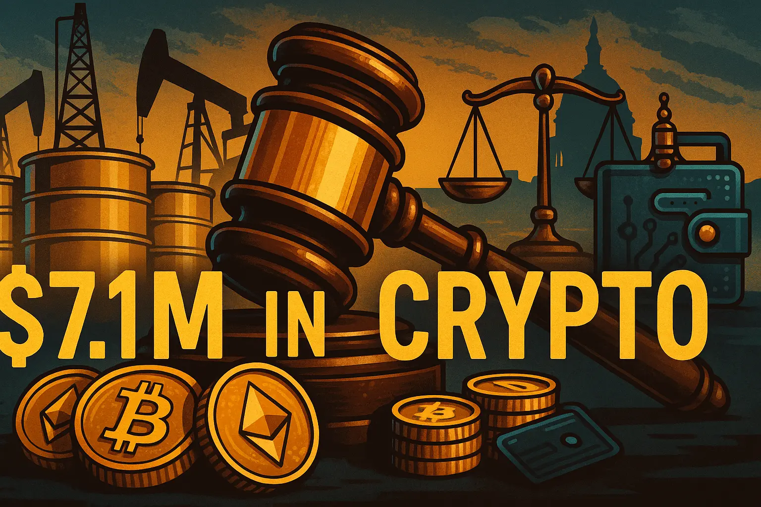 US seeks forfeiture of $7.1M in crypto from oil and gas investment scam